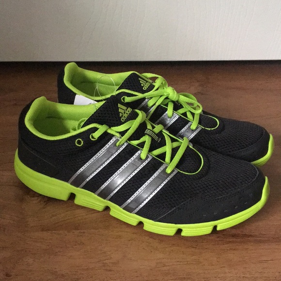 adidas neon green sneakers